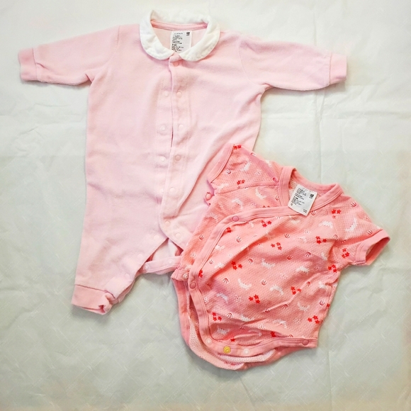 (5-Piece) Uniqlo Baby (3-6M) Onesie & Bodysuits Set - Picture 2 of 7